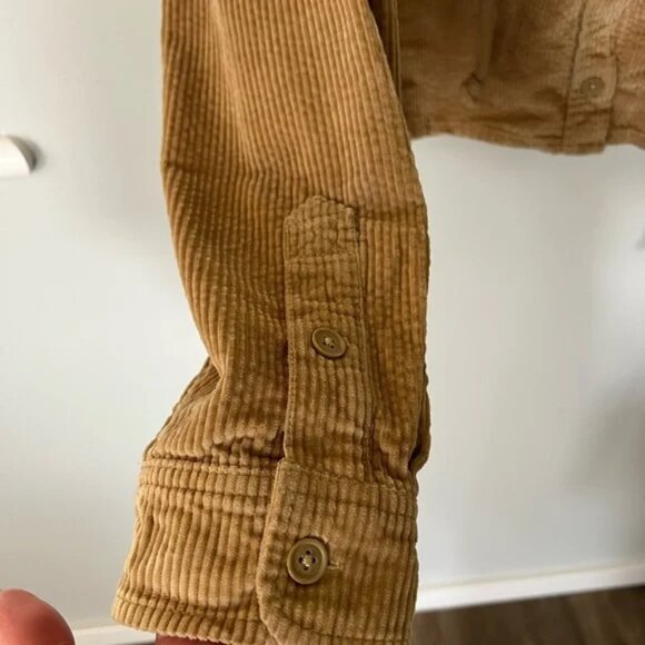 American Eagle Women's Corduroy Hooded Utility Jacket XL - Picture 5 of 16